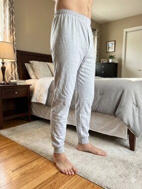 Andrew Scott 100% Cotton Heather Gray Underwear Pants XL Made in Israel Comfy